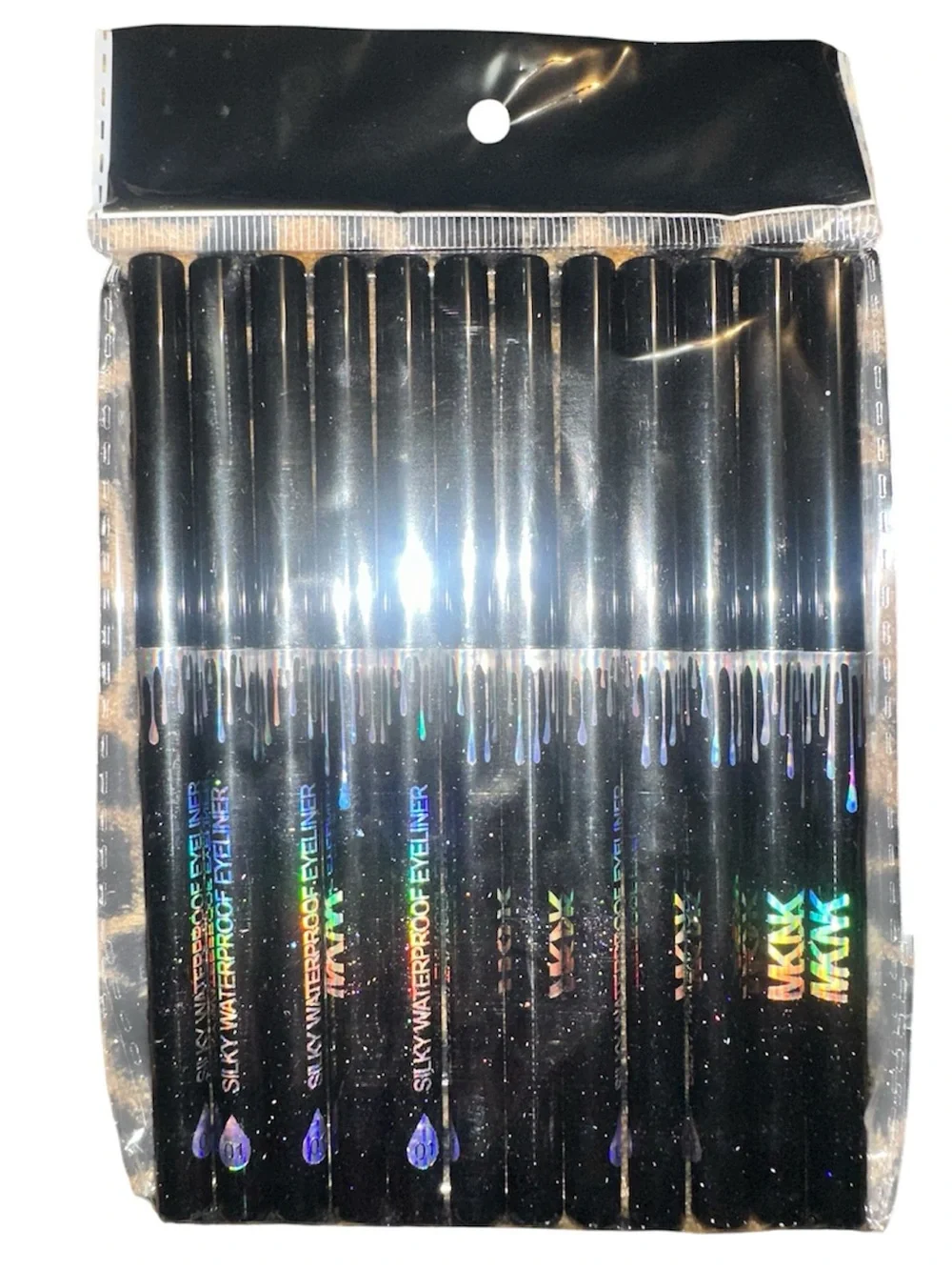 12 set of black waterproof eyeliner